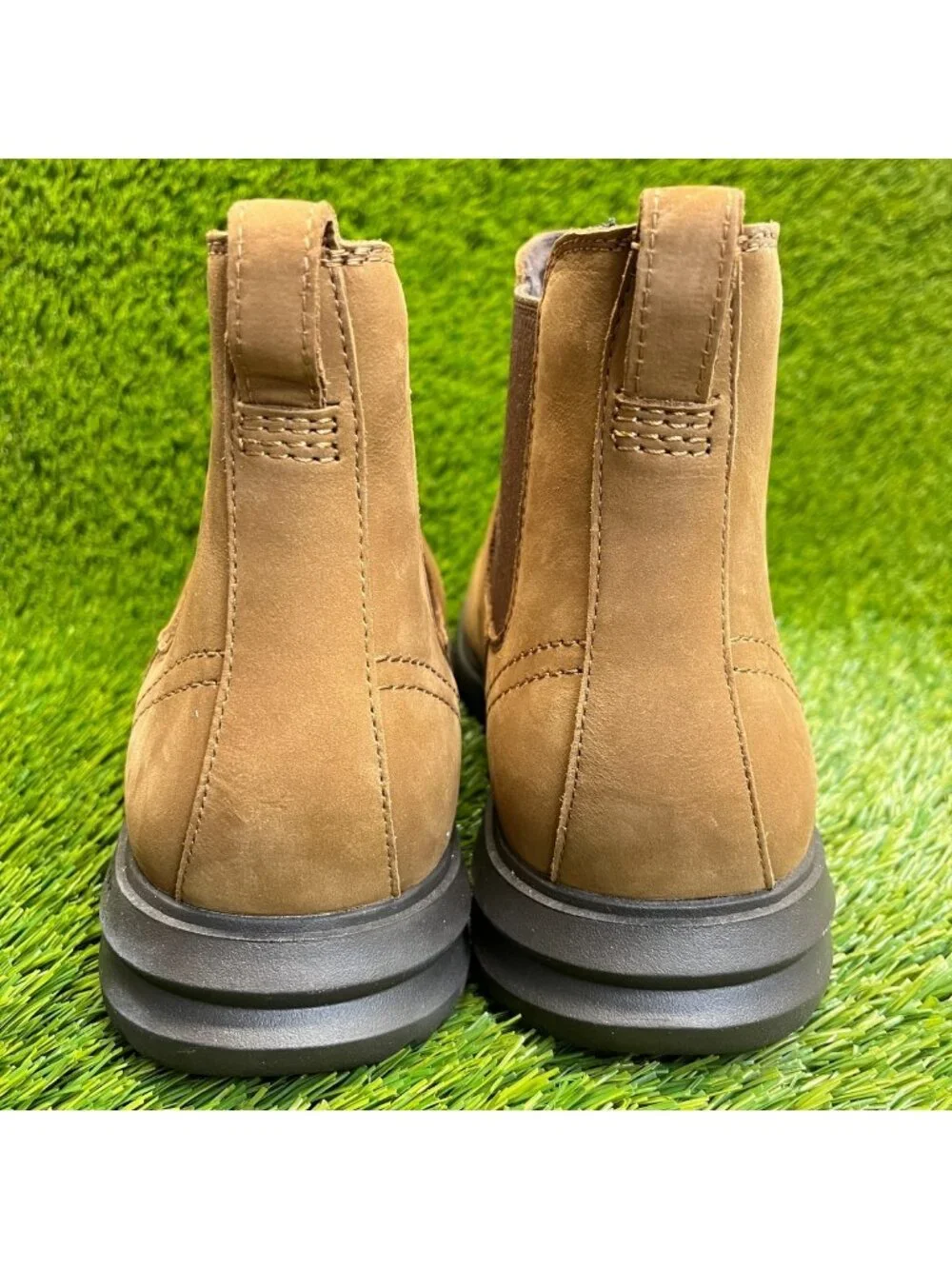 Cole Haan Grand Plus Mens Size 10.5 Brown Classic Outdoor Pull On Chelsea Boots